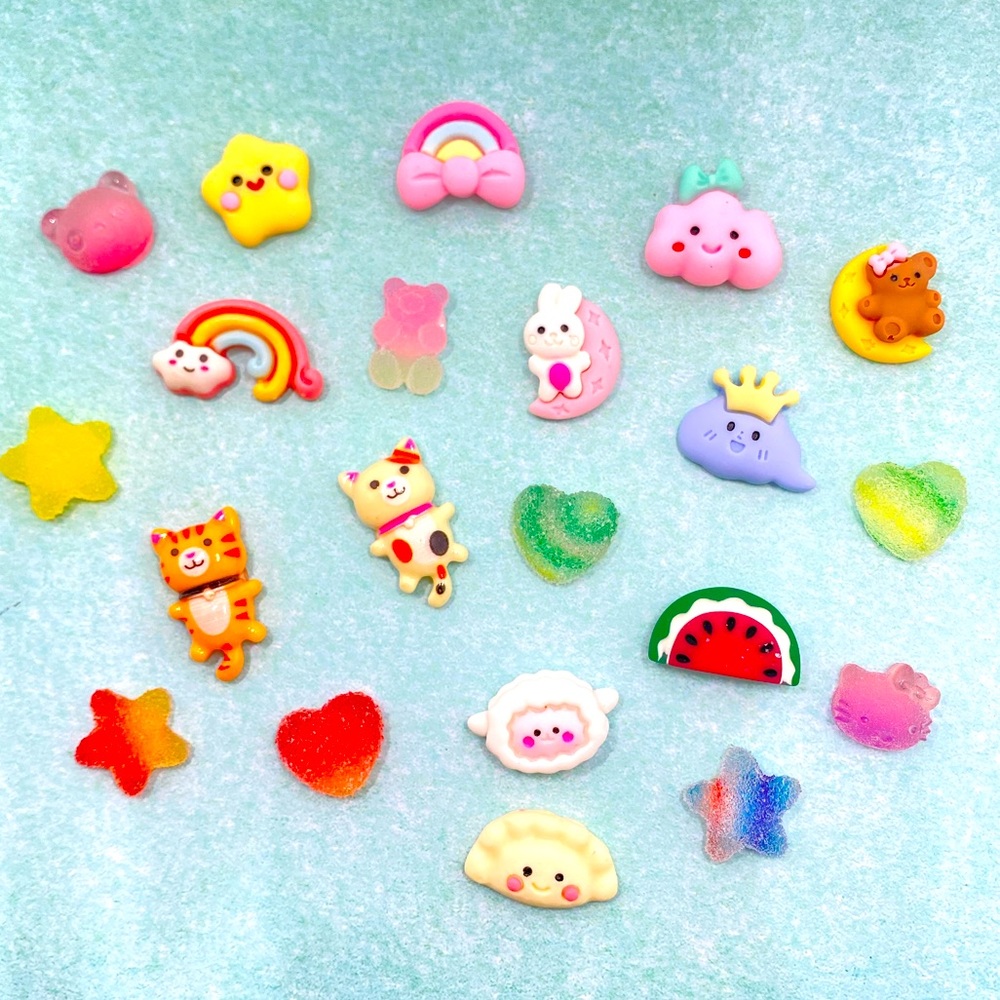 20pcs- Cartoon Kawaii 3D Stickers, Bottle/Phone/Refrigerator/laptop stickers